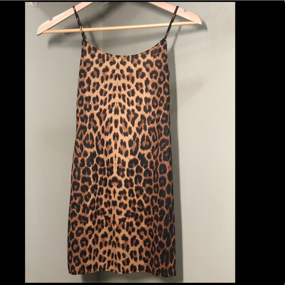 Cheetah Print Mini Dress - Picture 1 of 2